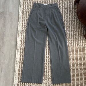 Abercrombie & Fitch Gray Women’s Trouser Pants XS Regular Wide Leg